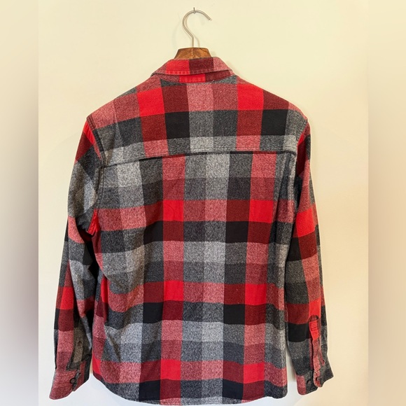 Point Zero Buffalo Plaid Flannel Shirt (Large) – Double Napped Cotton - Picture 7 of 8